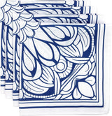 Servetten set van 4, stoffen servetten 100% katoen zacht comfortabel hoogwaardige herbruikbare eettafel servetten perfect voor familiediners bruiloften keuken (45 cm x 45 cm)