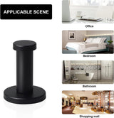 16 stuks ronde kledinghaken, garderobehaken, wandhaken, zwart, 53 mm, roestvrij staal, handdoekhaken, zwart, incl. bevestigingsmateriaal, roestvrije kledinghaken voor badkamer, keuken