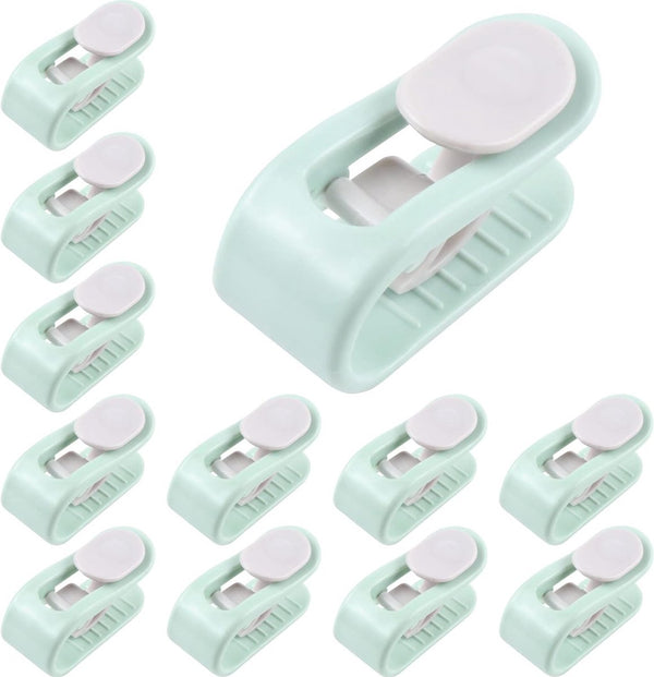 24 stuks dekbedovertrekclips, dekbedovertrekclips, bedlakenhouders, voorkomt bunching en shifting, gebruikt voor beddengoed, gordijnen, sokken en kleding (groen)