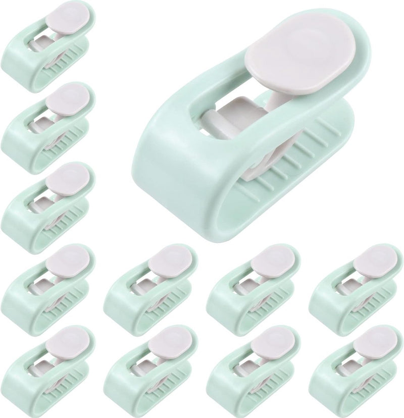 24 stuks dekbedovertrekclips, dekbedovertrekclips, bedlakenhouders, voorkomt bunching en shifting, gebruikt voor beddengoed, gordijnen, sokken en kleding (groen)