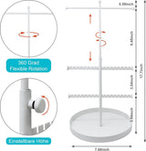 T-vormige sieradenstandaard, sieradenhouder, kettinghouder, sieradenboom, kettingstandaard, horlogestandaard, oorbelhouder, sieradenopslag voor kettingen, oorbellen, armbanden, ringen,