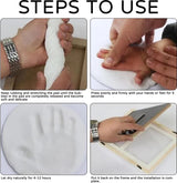 Printset Hond en Kat, Baby Handafdruk en Voetafdrukset, 3D Pootafdrukset met fotolijst voor printset, Hondenpootcadeau, Hondenwanddecoratie