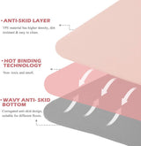 Yogamat antislip gymnastiekmat TPE fitnessmat voor yoga Oefenmat met draagriem sportmat 183 cm x 61 cm x 0,6/0,8 cm