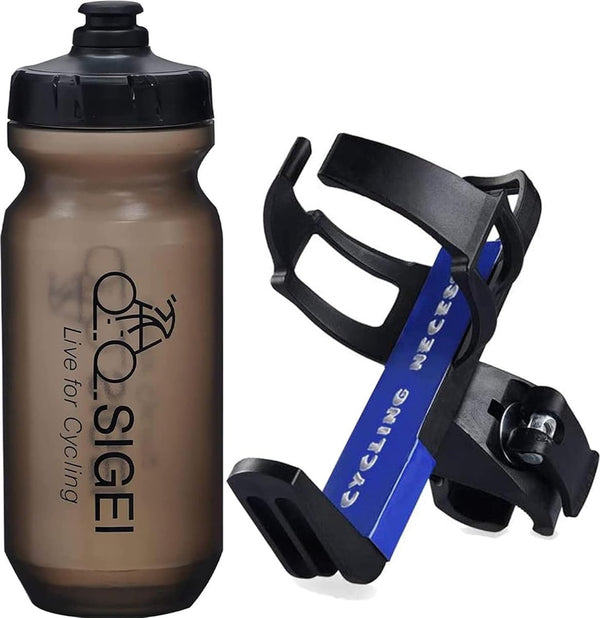 Flessenhouder voor op de fiets, 360 graden rotatie, flessenhouder met 650 ml fietsfles, gemakkelijk instelbare fietsbekerhouder, rek, kooi, koffiebekerhouder voor kinderwagen, motorfiets