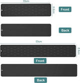 Siliconen droogkussen, 2 stuks, siliconen sponsframe, keukenaanrecht, tidaling apparaat, siliconen afvoerkussens zijn geschikt voor sponskwast voor sponskwast (zwart)