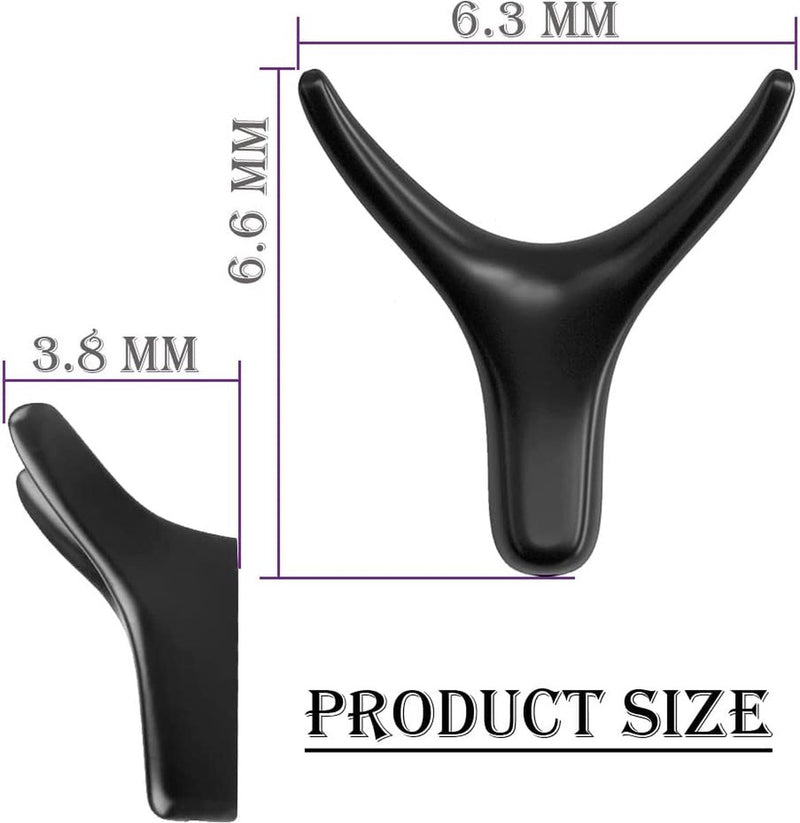 4 stuks dubbele wandhaken, garderobehaken, wandmontage, kledinghaken, zinklegering, handdoekhaken, ideaal voor garderobehaken, badkamer, keuken, kantoor, met schroeven, zwart
