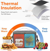Koeltas, 5,5 liter, kleine koeltas, opvouwbaar, koeltas, picknicktas, draagbare koeltas, geschikt voor reizen, picknick, wandelen, grillen.