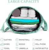 Modieuze sportrugzakken, gymtas, grote capaciteit trekkoord, sporttas, gymtas, waterdichte sporttas, gymtas met waterflessen, netvakken, voor volwassenen en jongeren