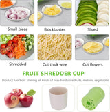 Fruitrasp Appelrasp Handrasp Handmatige roterende hakmolen, multifunctionele groentehakker Keukengereedschap voor peer Aardappelkaas Citroenwortel Groente-ijsrasp