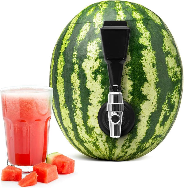 Watermeloen tapdispenserset, fruitvat en boorgereedschap, ideaal voor pompoen, feest, drankjes, ananas, ijsthee, alcohol, drankjes, cocktails, sap, doe-het-zelf-tap