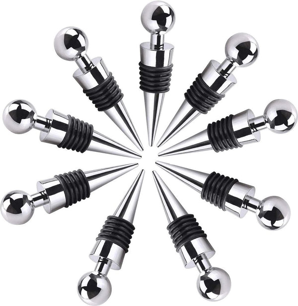 10 stuks flessenstop wijnstoppers, wijnflesstoppers, herbruikbare stoppers voor de wijnverzameling, rode wijn, champagne, bier saver sealer