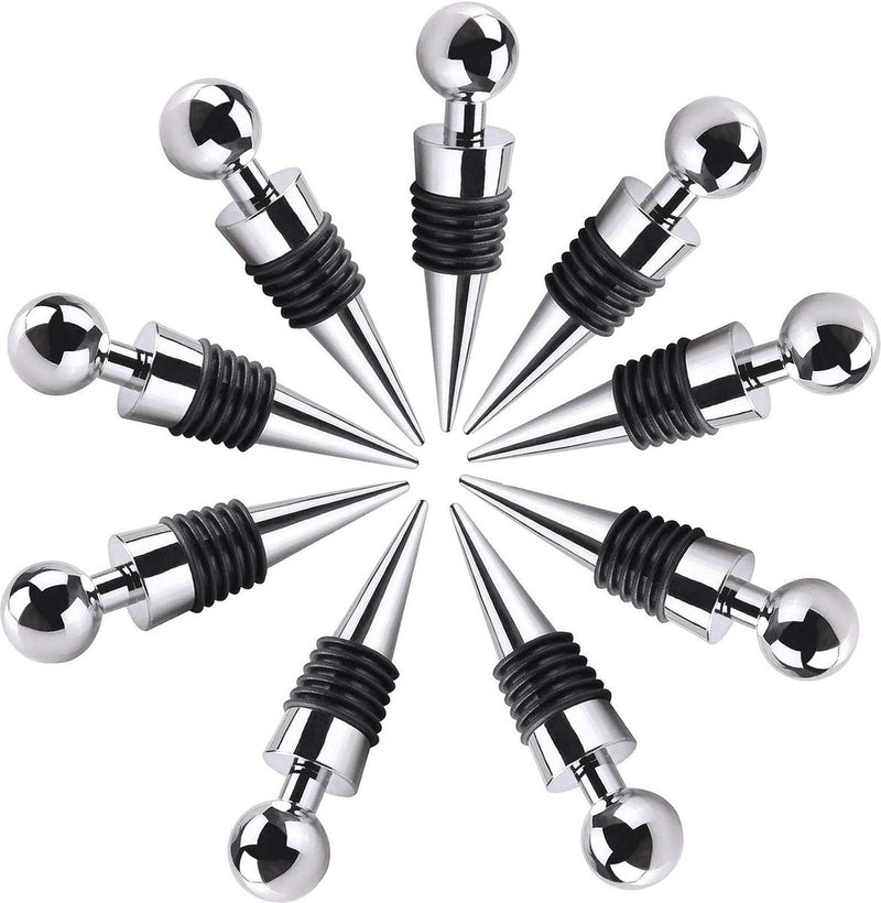 10 stuks flessenstop wijnstoppers, wijnflesstoppers, herbruikbare stoppers voor de wijnverzameling, rode wijn, champagne, bier saver sealer