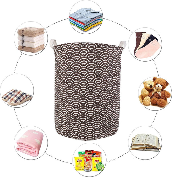 Wasmand, 45 x 35 cm, diverse kleuren en motieven/patronen