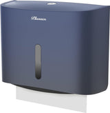 Handdoekdispenser, handdoekdispenser voor de badkamer, aan de muur, Z-gevouwen servetten en verdeelde handdoekdispenser, kan tot 200 vellen