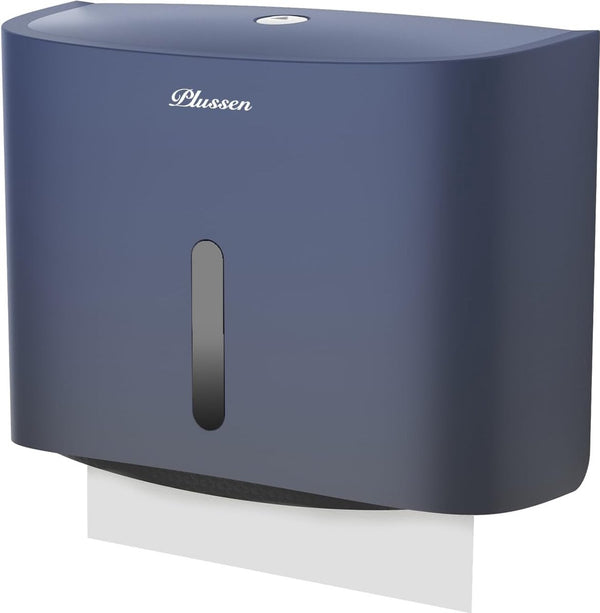 Handdoekdispenser, handdoekdispenser voor de badkamer, aan de muur, Z-gevouwen servetten en verdeelde handdoekdispenser, kan tot 200 vellen