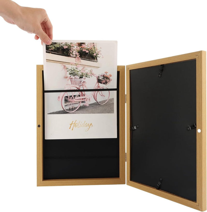 Set van 2 fotolijsten kindertekeningen A4, Fillba kunstfotolijsten voor kinderen, fotolijsten kinderfoto's voor kindertekeningen, kinderkunstprojecten, school, thuis of op kantoor