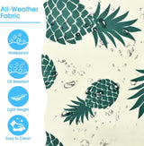 Strandtas Gestreepte draagtas Zwemtas Waterdichte strandtas Groot met ritssluiting Shopper Damesstrandtas XXL Familieboodschappentas Schoudertas Effen tas Reistas, Ananas, Strandtas