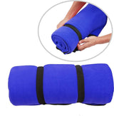 Zachte fleece slaapzak voor volwassenen, slaapzak, deken voor kamperen, reizen, wandelen, rugzakreizen, hotels, koud weer