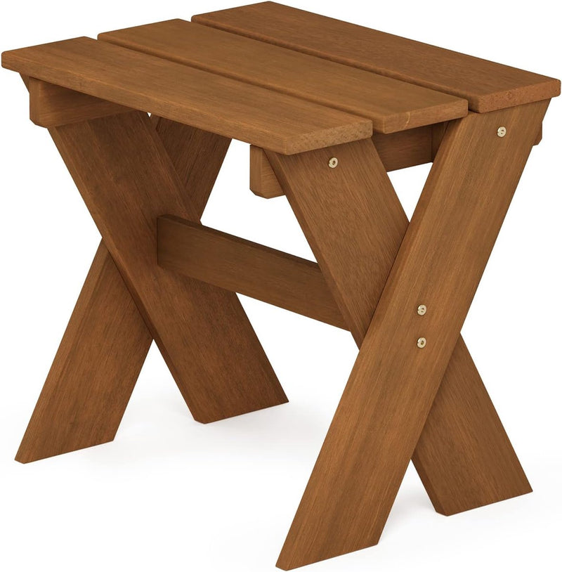 Tioman bijzettafel, bloemenstandaard, Meranti hout, naturel