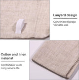 Stoffen servetten, 6 stuks hoogwaardige beige servetten 40 x 40 cm, tafeldecoratie servetten bruiloft verjaardag, linnen servetten herbruikbare feesten diners café restaurant