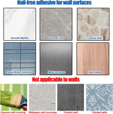 Shower Caddy No Drilling 2 Pack Shower Shelf with 2 Hooks for Bathroom Kitchen Toilet Aluminium Matt Black