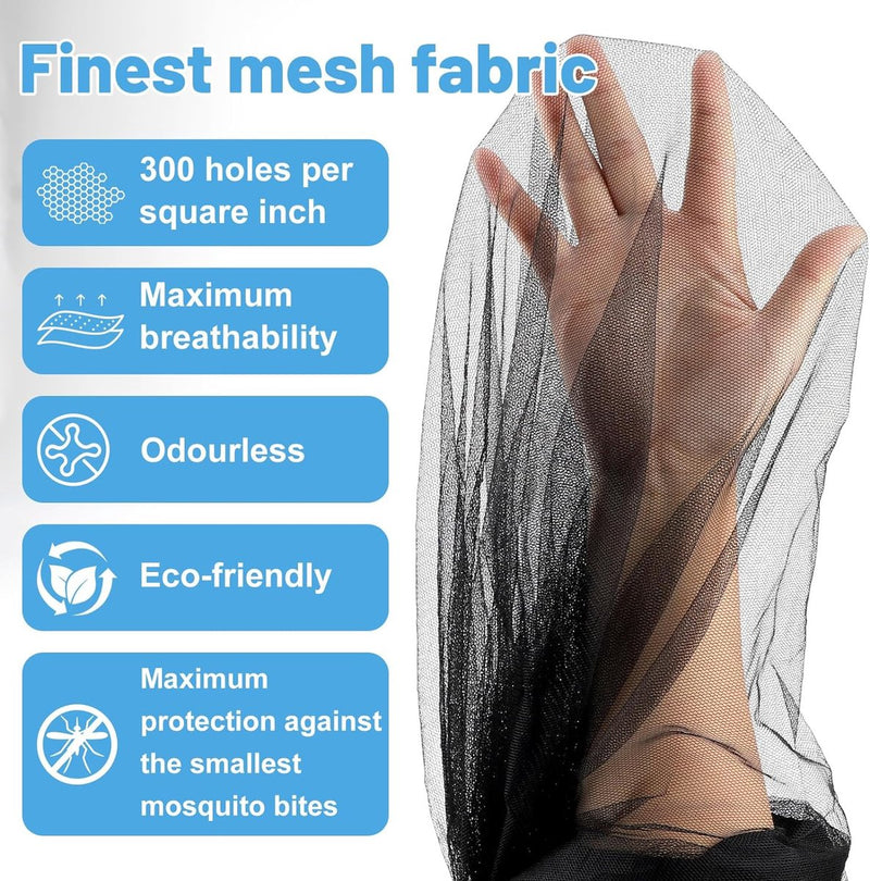 335 x 240 cm muggennet voor parasols