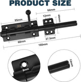 16 cm roestvrijstalen deurgrendel boutgrendel