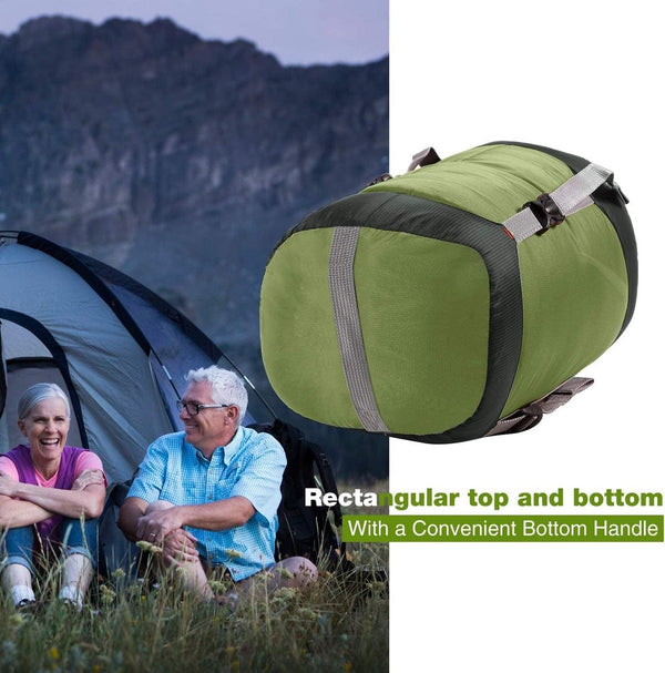 Nylon compressiezak voor slaapzak, lichte compacte compressiezak voor kamperen, outdoor, wandelen, rugzakreizen, reizen