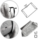 Kattenbed voor bevestiging aan de radiator, kattenhangmat, kleur naar keuze, grijs