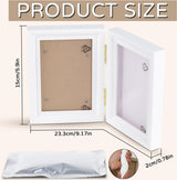 Printset Hond en Kat, Baby Handafdruk en Voetafdrukset, 3D Pootafdrukset met fotolijst voor printset, Hondenpootcadeau, Hondenwanddecoratie