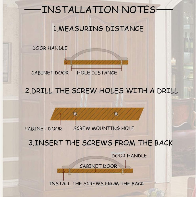 4 stuks zwarte retro deurgreep, kastgreep, zwarte booggreep, met 8 schroeven voor keukenkastdeuren, ladegrepen, deuren in verschillende stijlen (zwart)