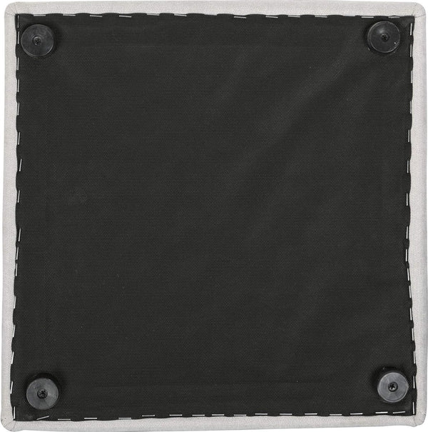 Zitkubus 42 cm, hoogwaardige poef, onderhoudsvriendelijke poef, poef, poef met slechts 4 kg, zitkubus als perfecte zitgelegenheid (Coral_17)