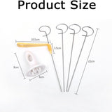 12 stuks spiraalsnijder, aardappelspiraalsnijder, aardappeltornado snijder, kan worden gebruikt voor aardappelgrillfeesten, frietjes, feestjes enz