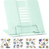 Boekenstandaard, metaal, verstelbare boekenhouder, leesstandaard, boekensteun voor kinderen, voor het vasthouden van spreekontwerpen