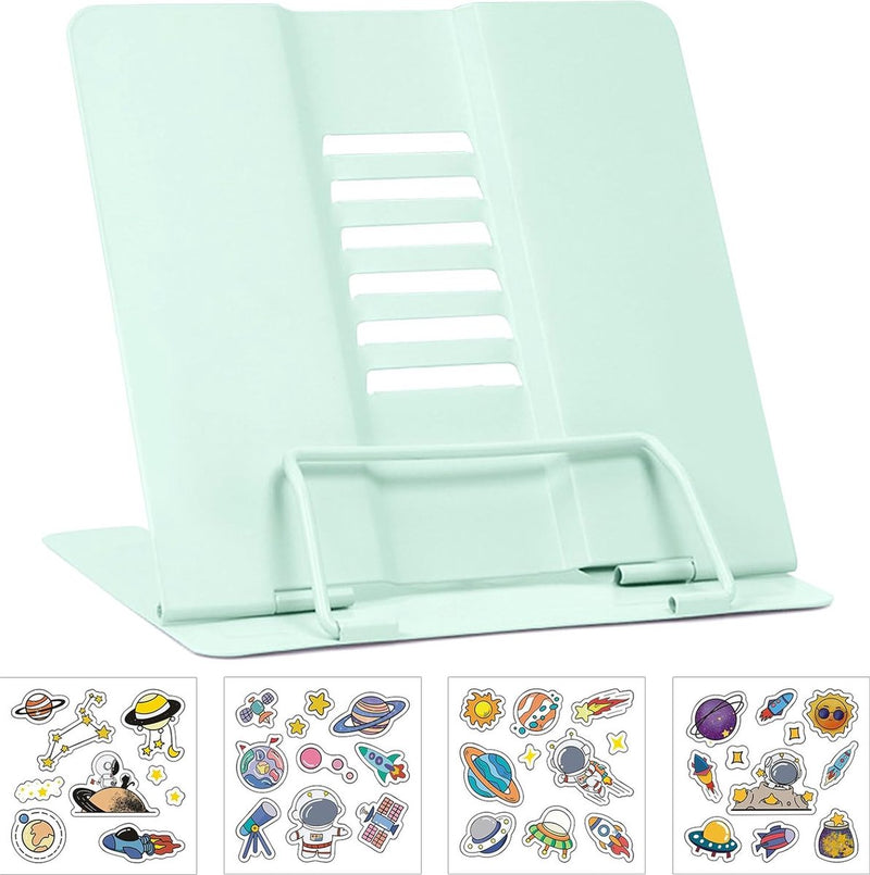 Boekenstandaard, metaal, verstelbare boekenhouder, leesstandaard, boekensteun voor kinderen, voor het vasthouden van spreekontwerpen