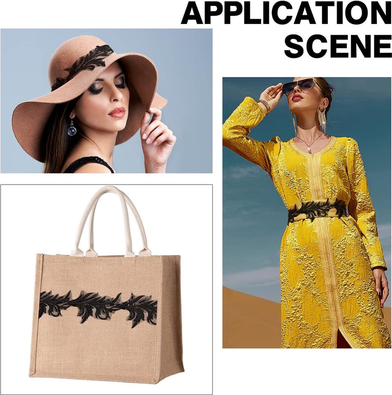 1 yard parel-kant, zwarte pailletten, kantband, applicatie, pijlvorm, netranden, voor kleding, gordijn, dans, rok, versieringen, doe-het-zelf naaien, knutselen, woondecoratie, accessoires