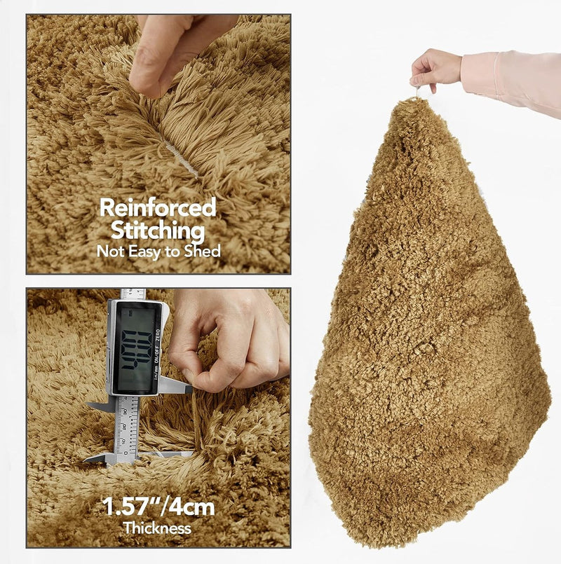 Badmat, wasbaar, badmat, antislip, absorberend, microvezel, badmat voor douche, bad en toilet, 50 x 80 cm, taupe, 1 stuk