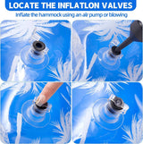 Luchtmatras, zwembad voor volwassenen, waterhangmat met net, opblaasbaar luchtmatras, zwembad, fauteuil, zwembadspeelgoed, zwemstoel, zwembadhangmat