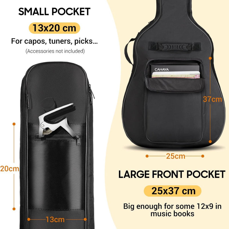 Gitaartas Akoestische Gitaar Gigbag Gitaarkoffer Waterdichte gewatteerde gitaarrugzak Verdikte gitaartas voor 39 40 41 inch gitaren