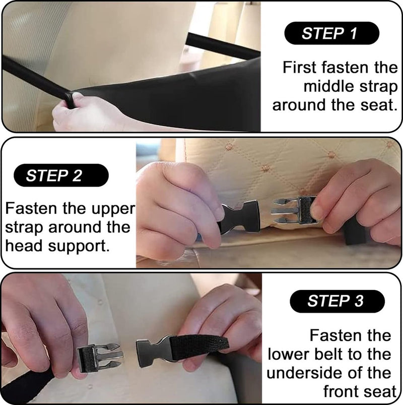2 stuks autostoel-rugleuningbeschermers, waterdichte achterbankbeschermers voor kinderen, autostoelorganizer voor het bewaren van kinderspullen, kick-matbescherming