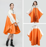 Modieuze regenponcho, uniseks, regenjas, ademend, regencape, lichte regenjas, regenbeschermende kleding, regenjas, als picknickdeken, zonnezeil voor heren en dames, fiets, motorfiets, wandelen,