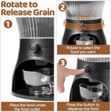 Graancontainer 5L, graandispenser en droogvoercontainer voor granen, rijst, bonen