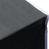 Grote beschermhoes voor tuinmeubelen, rechthoekig, Oxford weefsel, weerbescherming, waterdicht, uv-bescherming, afmetingen 200 x 160 x 70 cm