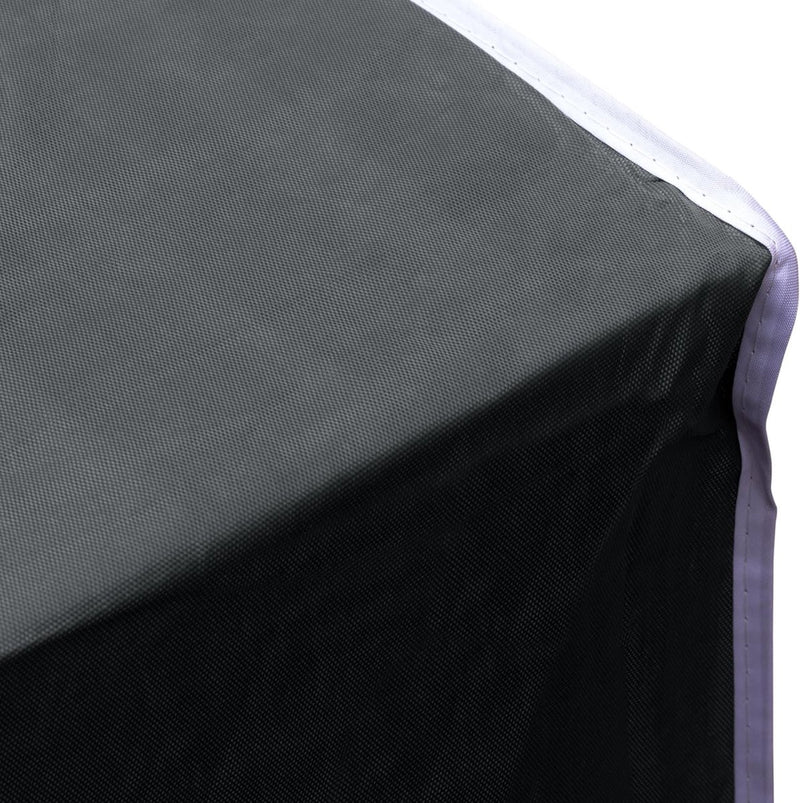 Grote beschermhoes voor tuinmeubelen, rechthoekig, Oxford weefsel, weerbescherming, waterdicht, uv-bescherming, afmetingen 200 x 160 x 70 cm