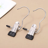 20 stuks roestvrij stalen washaken, antislip, kledinghangers, clip, wasknijpers, metalen knijpers, 360 graden draaibaar, voor broeken, mutsen en handdoeken