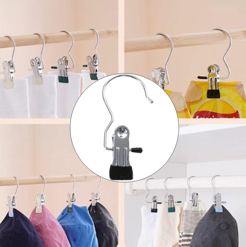 Ruesious Wasknijpers roestvrij staal 6 cm roestvrij-stalen wasknijpers voor handdoek, kleding, sokken (100 stuks Ruesious Wasknijpers roestvrij staal 6 cm roestvrij-stalen wasknijpers voor handdoek, kleding, sokken (100 stuks