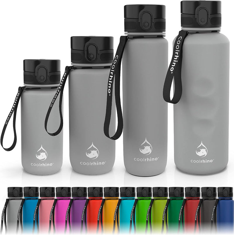 Drinkfles, tijdens sport-, outdoor- en fitnessactiviteiten, ook voor kinderen, waterfles, lekvrij en BPA-vrij, fles geschikt voor koolzuur, inhoud maximaal 1000 ml (1 l)