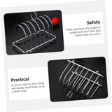 Broodstandaard Huishoudelijk gereedschap Vlechtgereedschap Roestvrijstalen luchtfriteuse Toaststandaard Roestvrijstalen metalen broodstandaard Heteluchtfriteusestandaard Tafeltoasthouder voor