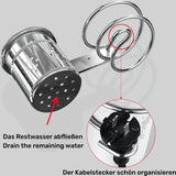 Föhnhouder roestvrij staal, haardrogerhouder zonder boren, zelfklevende houder, glanzend gepolijst roestvrij staal (föhnhouder)