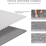 Lichtgewicht opvouwbare reistas Grote sporttas Dames Heren met schoenenvak Reistas Sporttas voor reizen Gym Vakantie Overnachting, B Grijs, reistas